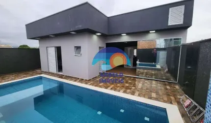 Casa com 3 dormitórios à venda, 146 m² por R$ 790.000,00 - Flora Rica II - Peruíbe/SP
