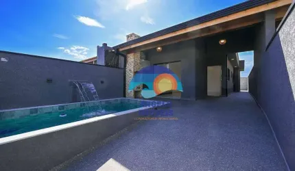 Casa com 2 dormitórios à venda, 85 m² por R$ 405.000,00 - Flora Rica II - Peruíbe/SP