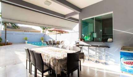 Casa à venda, 4 quartos, 4 suítes, 4 vagas, Jardim Karaíba - Uberlândia/MG