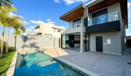 CASA EM CONDOMÍNIO à venda, 4 quartos, 4 suítes, 3 vagas, GAVEA - Uberlândia/MG