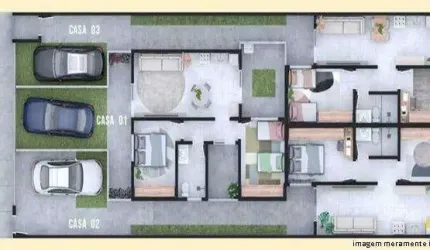 Casa à venda, 2 quartos, 1 vaga, MORUMBI - Uberlândia/MG