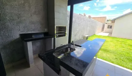 Casa à venda, 2 quartos, 3 vagas, LOTEAMENTO RESIDENCIAL PEQUIS - Uberlândia/MG
