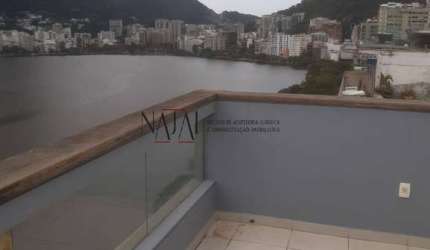 Vendo linda cobertura 03 qtos 01- dependência-01vaga-Av Epitácio Pessoa Rj.