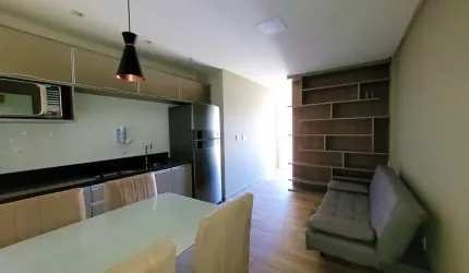 Studio mobiliado e com garagem  no Estrela Sul