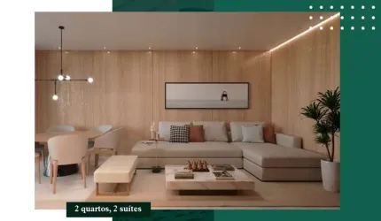 Apartamento de 02 suítes no bairro Santa Helena