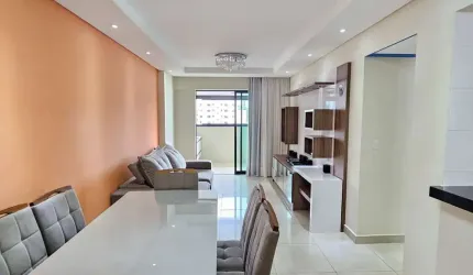 Apartamento de 03 quartos com suíte, 02 vagas de garagem e lazer completo no Centro