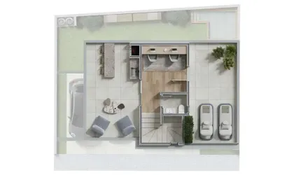 Apartamento para Venda em Curitiba, Santa Felicidade, 3 dormitórios, 1 suíte, 1 banheiro, 2 vagas