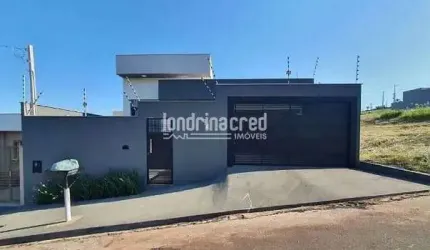 Casa à venda no Jardim Delta Ville em Ibiporã - PR, possuindo 03 quartos, sendo 01 suíte, 2 banheir