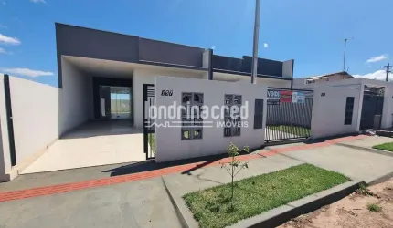 Casa Espetacular  Cambé: 2 Quartos (1 Suíte), 1 Banheiro, Vaga Coberta, Piso Porcelanato e Amplo Es