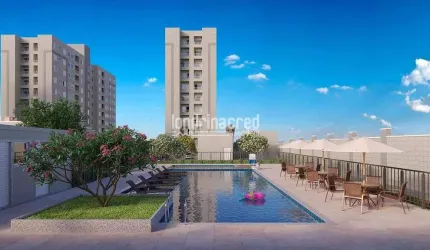 Apartamento térreo com 2 jardins privativos no Lake Picasso MRV – 2 quartos, churrasqueira, lazer c