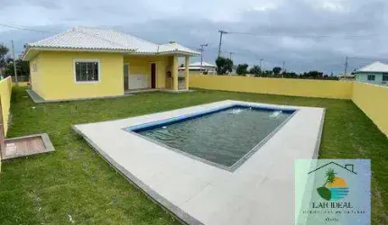 Casa 3 Quartos em Condomínio - Praia Seca-Araruama