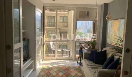 Apartamento com 1 quarto à venda na Rua do Humaitá, Humaitá, Rio de Janeiro, 64 m2 por R$ 850.000