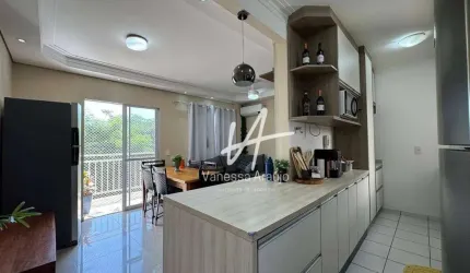 Apartamento com 3 dormitórios com suíte Sol da manhã à venda, 70 m² por R$ 370.000 - Parque Villa Flores - Sumaré/SP