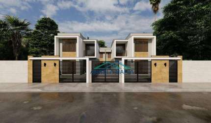 Casa com 3 dormitórios à venda por R$ 450.000 - Jardim Bela Vista - Rio das Ostras/RJ