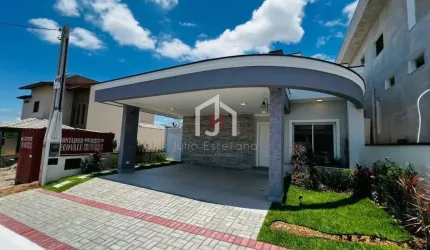 Casa em condomínio fechado com 3 quartos à venda no Jardim Santana, Tremembé  por R$ 1.280.000
