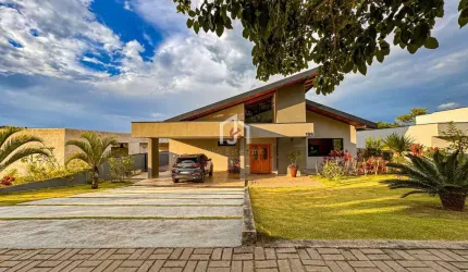 Casa em condomínio fechado com 4 quartos à venda na Rua Lázaro de Paula Santos, Chácaras Cataguá, Taubaté por R$ 2.700.000