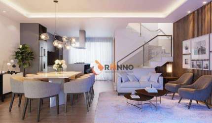 Triplex em condomínio, 3 quartos, 1 suíte, 134 m² no bairro Santa Candida