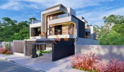 Sobrado com 3 dormitórios sendo 3 suítes, 160 m² por R$ 1.290.000 - Jardim das Américas - Curitiba/PR