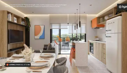 Apartamento 2 quartos, 1 suíte no bairro Novo Mundo.
