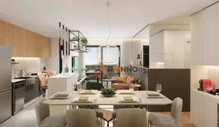 Apartamento com 2 quartos 1 suíte no bairro Bacacheri