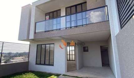 Sobrado Novo com 3 quartos, 1 suíte, 133 m² no Centro de Quatro Barras/PR
