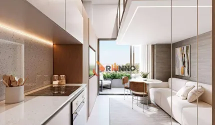 Apartamento com 2 dormitórios sendo 1 suíte, 57 m² por R$ 641.388 - Portão - Curitiba/PR