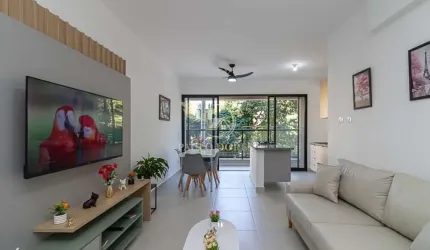 APARTAMENTO NOVÍSSIMO Á 250 METROS DA PRAIA DO TENÓRIO EM UBATUBA-SP