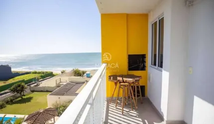 Apartamento pé na areia Vila Açoriana 2 quartos com piscina
