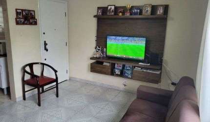 Apartamento com 2 dormitórios à venda, 55 m² por R$ 220.000 - Vila Cascatinha - São Vicente/SP