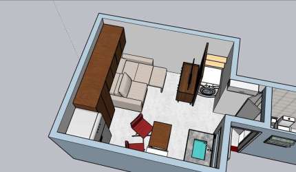 Kitnet com 1 dormitório à venda, 19 m² por R$ 110.000,00 - Centro - São Vicente/SP