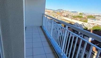 Apartamento com 1 dormitório à venda, 50 m² por R$ 365.000,00 - Vila Matias - Santos/SP