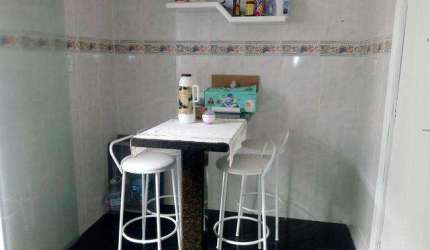 Apartamento com 3 dormitórios à venda, 100 m² por R$ 390.000 - Macuco - Santos/SP