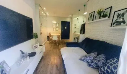 Apartamento com 2 dormitórios à venda, 62 m² por R$ 520.000,00 - Marapé - Santos/SP