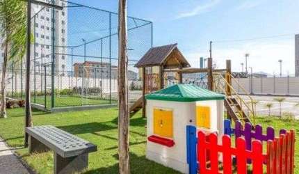 Apartamento com 2 dormitórios à venda, 45 m² por R$ 296.000,00 - Areia Branca - Santos/SP