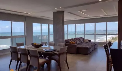 Apartamento frente mar, mobiliado, 04 suítes!! Praia do Tabuleiro Barra Velha SC
