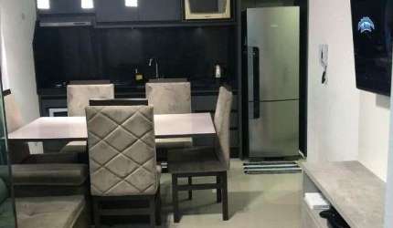 Apartamento mobiliado na Praia do Cerro, com 3 dormitórios à venda, 77 m² por R$