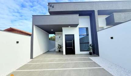 Casa nova, 3 dormitórios sendo 1 suíte, Bairro Nova Barra Velha-SC. À venda por