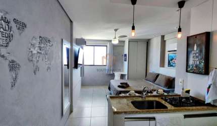 Cód: 412- Flat à venda com 25m²  R$ 320.000 Boa Viagem - Recife