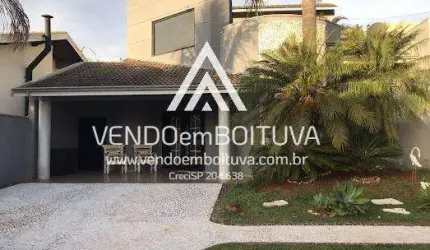 Casa em Condomínio para Venda em Boituva, Portal dos Pássaros I, 4 dormitórios, 4 suítes, 5 banheiros, 4 vagas