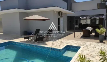 Casa em Condomínio para Venda em Boituva, Portal das Estrelas, 3 dormitórios, 1 suíte, 4 banheiros, 4 vagas