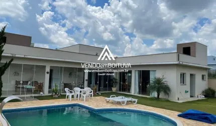 Casa em Condomínio para Venda em Boituva, Residencial Green Ville II, 4 dormitórios, 4 suítes, 6 banheiros, 6 vagas