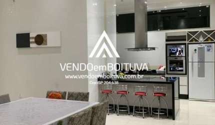 Casa em Condomínio para Venda em Boituva, Portal das Estrelas II, 3 dormitórios, 2 suítes, 4 banheiros, 4 vagas