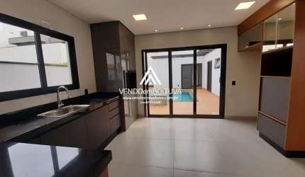 Casa em Condomínio para Venda em Boituva, Portal Ville Jardins, 3 dormitórios, 3 suítes, 4 banheiros, 4 vagas