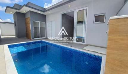 Casa em Condomínio para Venda em Boituva, Portal Ville Jardins, 3 dormitórios, 3 suítes, 4 banheiros, 4 vagas