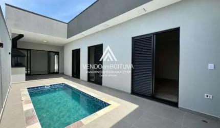 Casa para Venda em Boituva, Portal Ville Jardins, 3 dormitórios, 1 suíte, 3 banheiros, 2 vagas