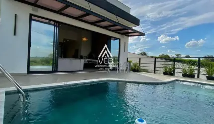 Casa em Condomínio para Venda em Boituva, Residencial Haras Inga Mirim, 4 dormitórios, 4 suítes, 5 banheiros, 2 vagas