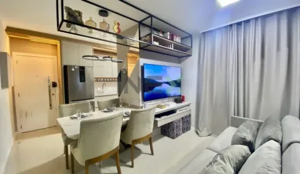 Apartamento semi-mobiliado 2 dormitórios no Bairro Lídia Duarte - Camboriú