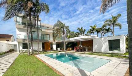 Magnífica Mansão à Venda Condomínio Mansões Barra da Tijuca de 700m²  em Terreno de 1000m²  5 Suítes Elevador Piscina Sauna Varanda Gourmet