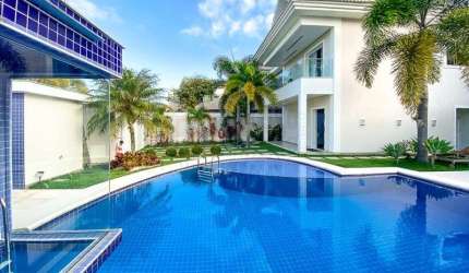 Magnífica Casa à venda no Condomínio Riviera Del Sol Recreio dos Bandeirantes de 600m² com 4 Suítes Terraço Piscina Sauna Churrasqueira toda Mobiliada