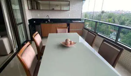 Apartamento Parque Tropical 4/4 revestido para 3